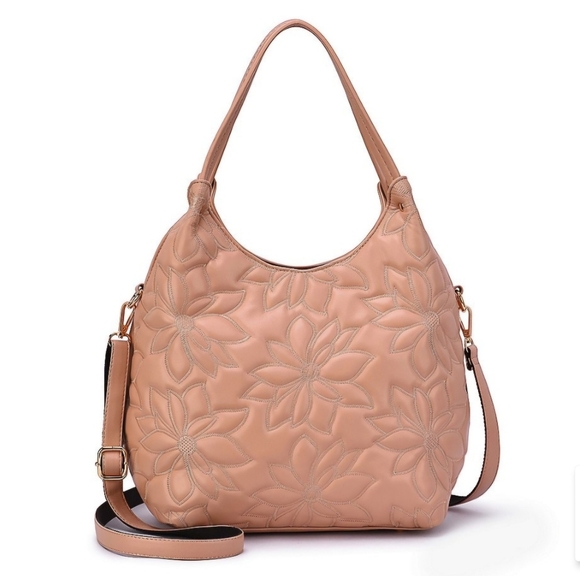 Mellow World Handbags - SOLD Mellow World Jae Structured Floral Hobo Bag